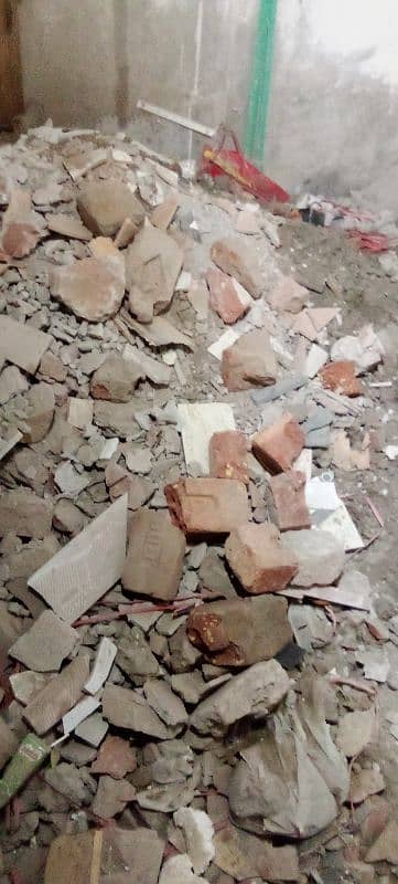 malba ملبہ ،waste brics ,debris of bricks 3