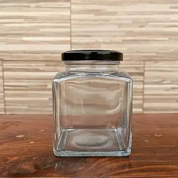 Protine Glass Bottles | Square Glass Jar | Round Glass jar |Glass Jars 1