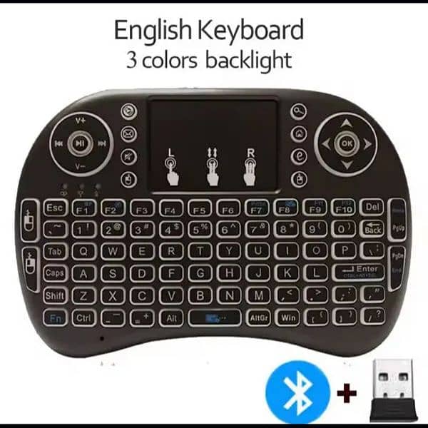 I8 Mini Wireless Keyboard Air Mouse Touchpad For Laptop Computer TVBox 8