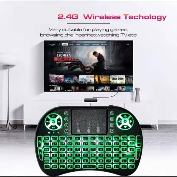 I8 Mini Wireless Keyboard Air Mouse Touchpad For Laptop Computer TVBox 9