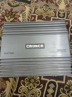 CRUNCH AMPLIFIER C4700 3000W 4 CH MOSFET POWER AMPLIFIER