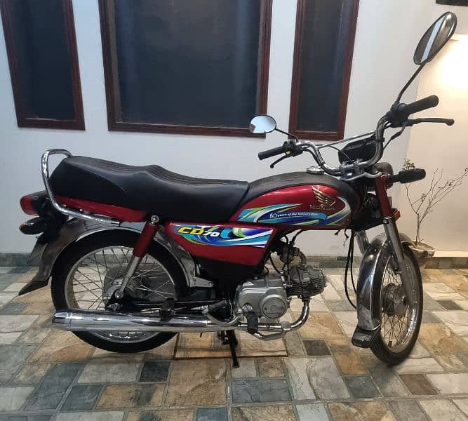 Honda CD 70 Red 08/2024 (First Owner) 7