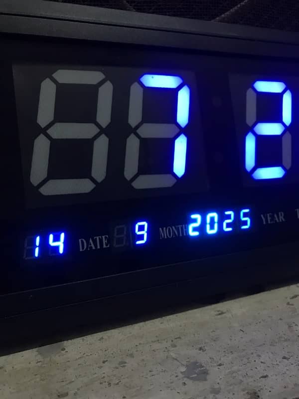 LED number clock 5