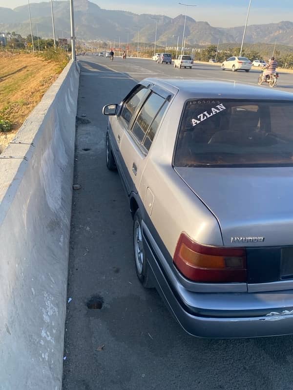 Hyundai Excel 1993 exchnge posible small car 4