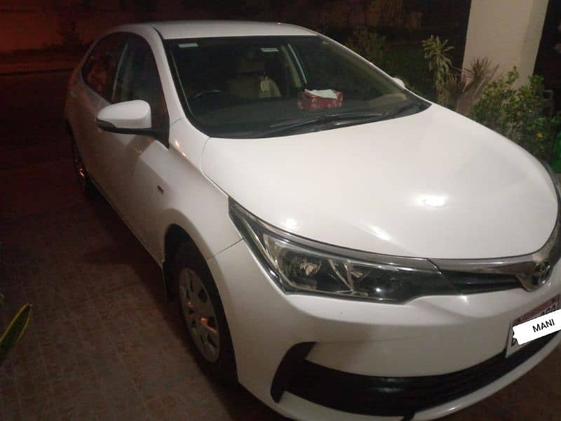 Toyota Corolla GLI 1.6 automatic 2013 model full original white color 19