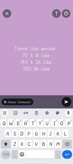 tiktok like service