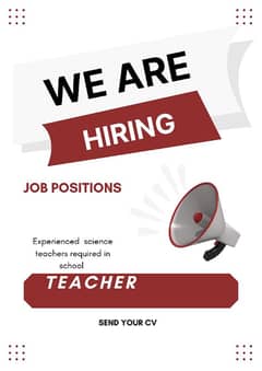 kindergarten teacher required