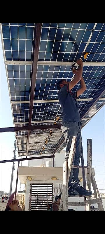 Solar system installation service & professional Electrician Available 2