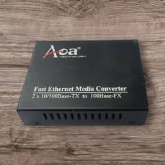 VoIP Fiber Router + media converter