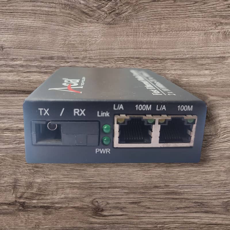 VoIP Fiber Router + media converter 1