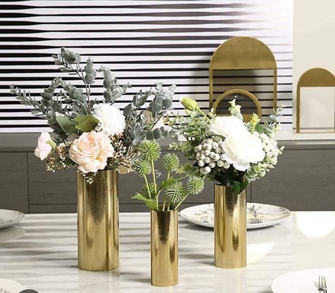 Stainless Steel Floor/Table Vase 5