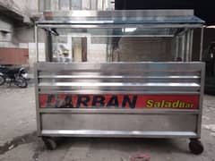 counter salad bar with chilar for sale