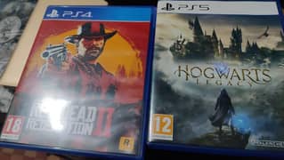 Hogwarts Legacy PS5 + Red Dead Redemption 2 PS4