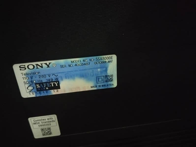 Sony Bravia Malyeshia Original 0