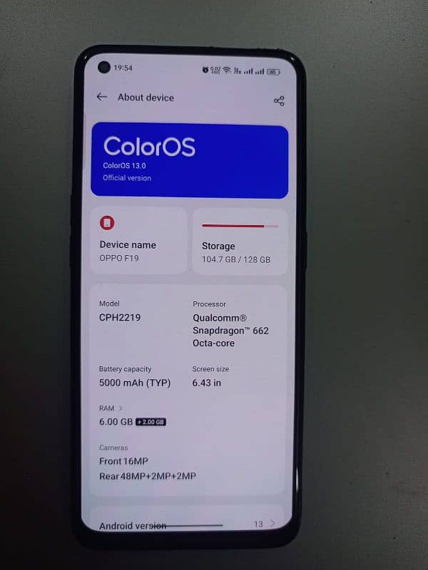 Oppo F19 Mobile for Sale 5