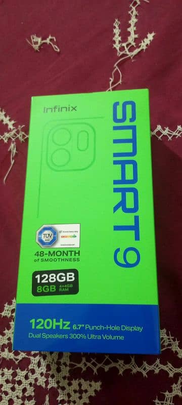 Infinix smart 9 4+4 Ram and 128 1