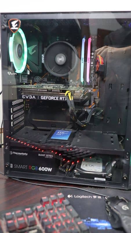 GAMING PC RTX 3060 RYZEN 5 16 GB RAM 256 GB SSD 2TB HDD 2