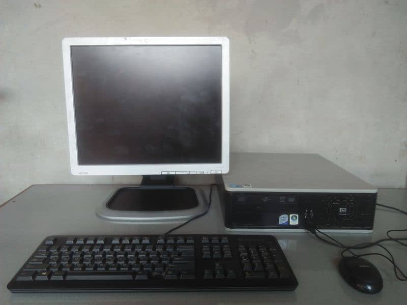 Hp core 2 duo complete setup for sale 1