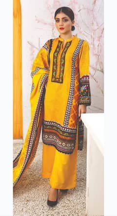 Senorita Cotton Casual 3 piece suit for women -