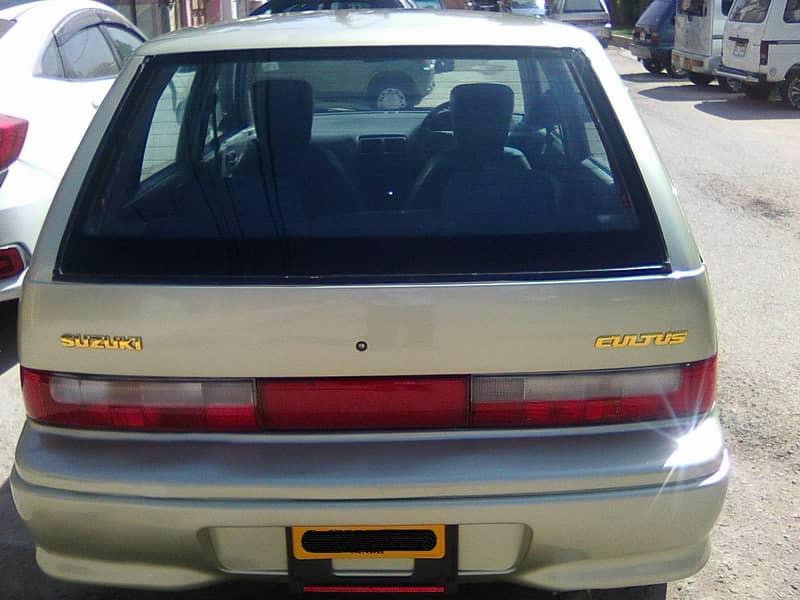 SUZUKI CULTUS VXR MODEL 2001 KING GOLD COLOUR BEHTREEN CONDITION 11