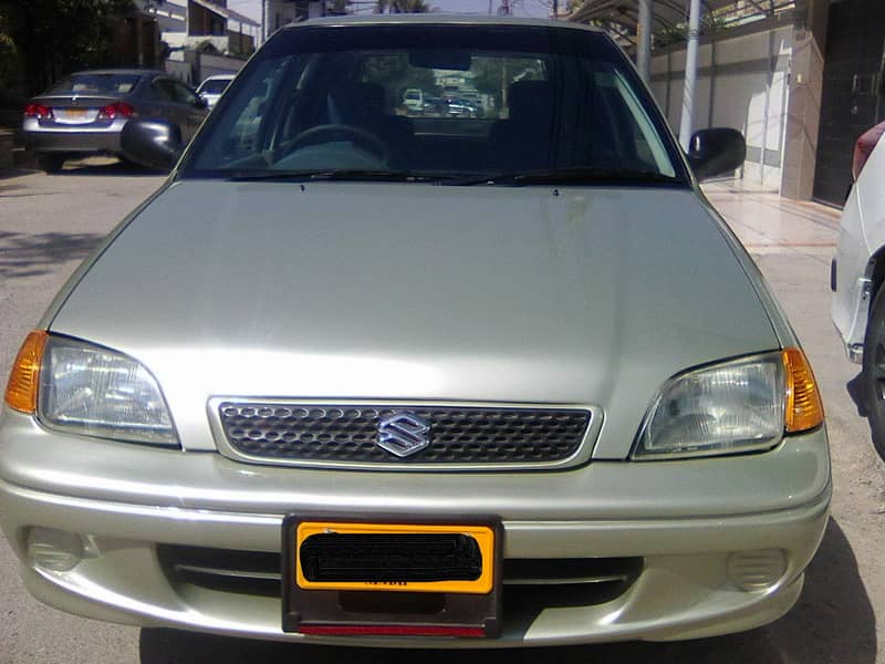 SUZUKI CULTUS VXR MODEL 2001 KING GOLD COLOUR BEHTREEN CONDITION 4