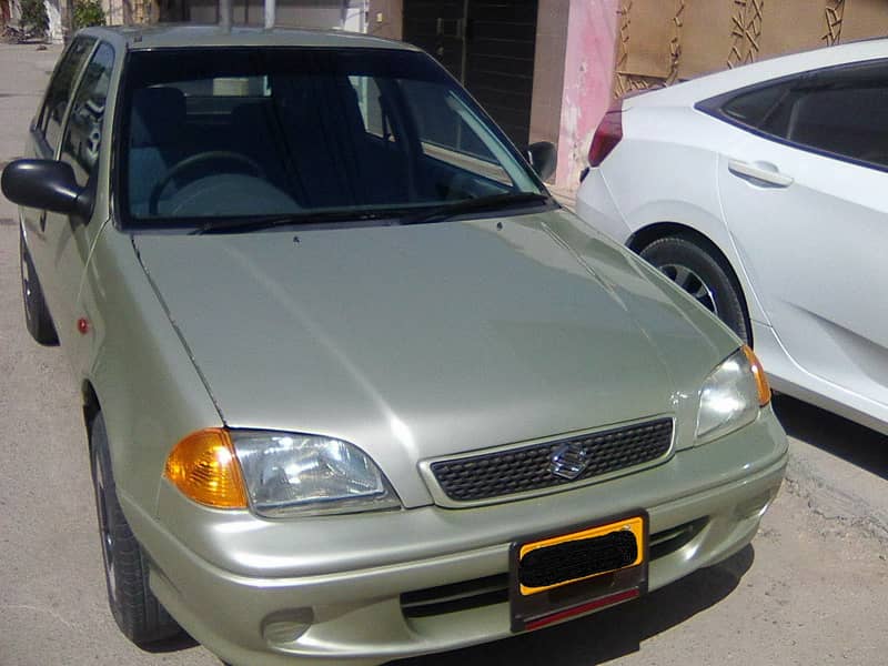 SUZUKI CULTUS VXR MODEL 2001 KING GOLD COLOUR BEHTREEN CONDITION 16