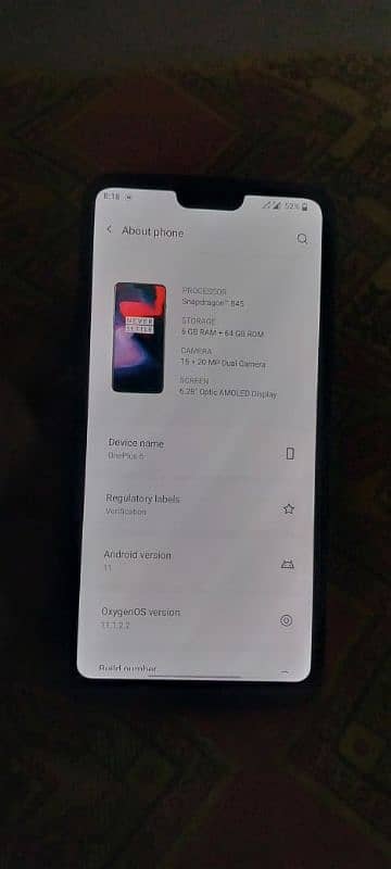 one plus 6 good condition 5