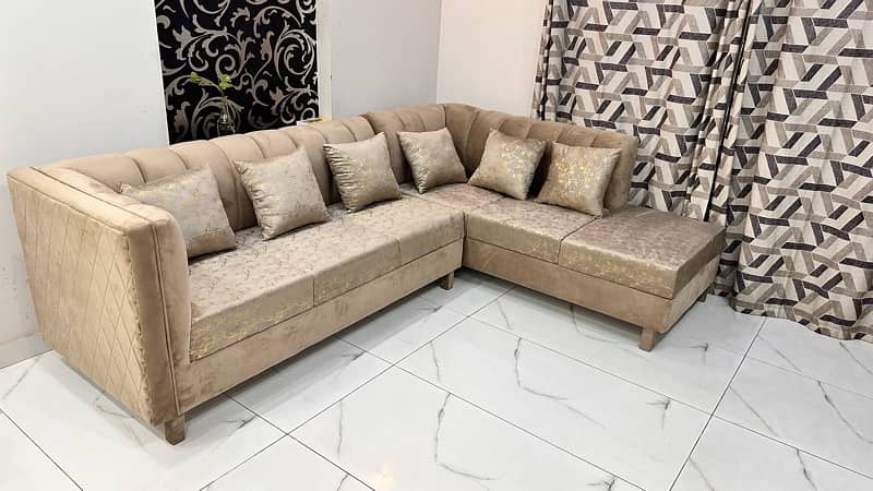 brand new besutiful L shape sofa 0