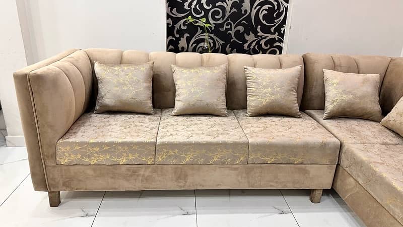 brand new besutiful L shape sofa 1