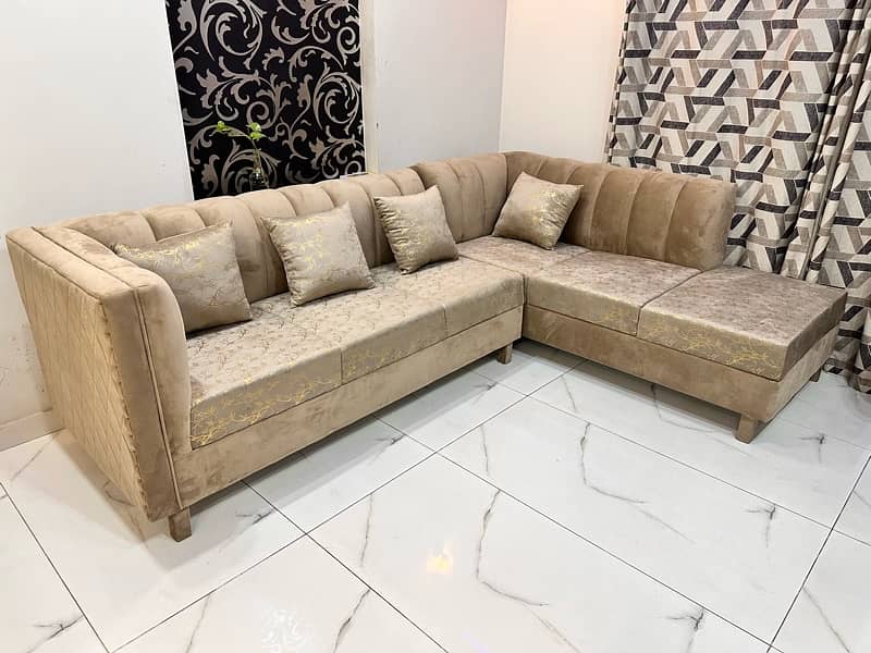 brand new besutiful L shape sofa 2