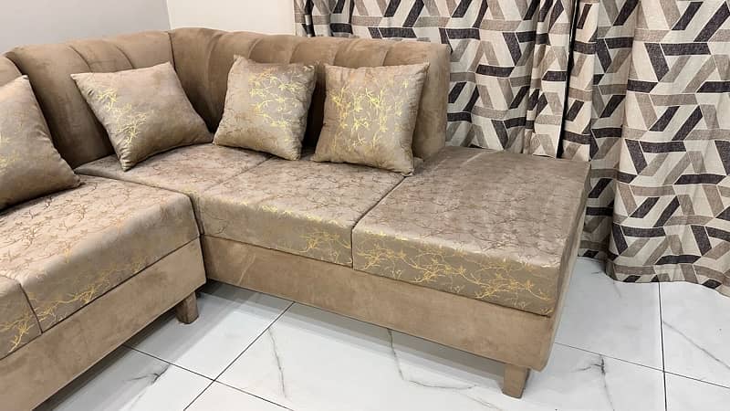 brand new besutiful L shape sofa 3