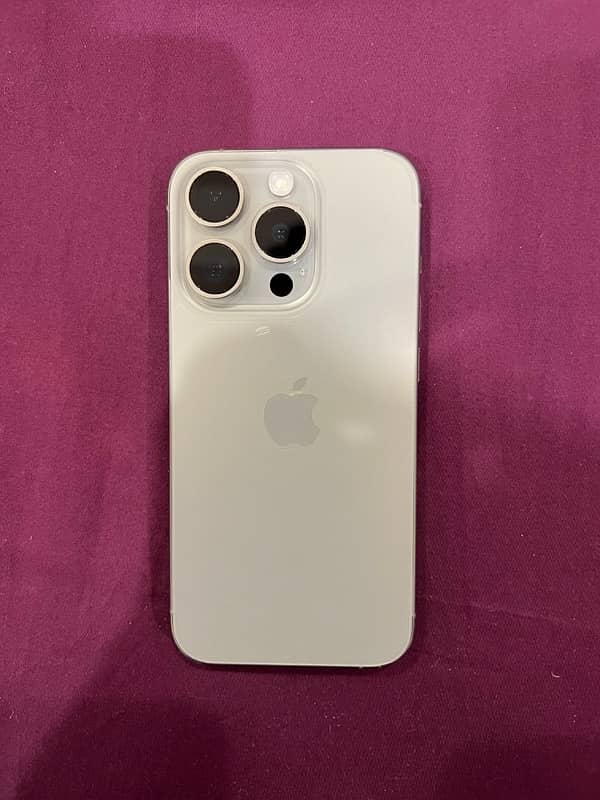 Iphone 15pro Complete box PTA Approved 3