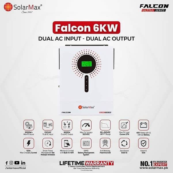 Solar Max Falcon 6kw Pv6500 0