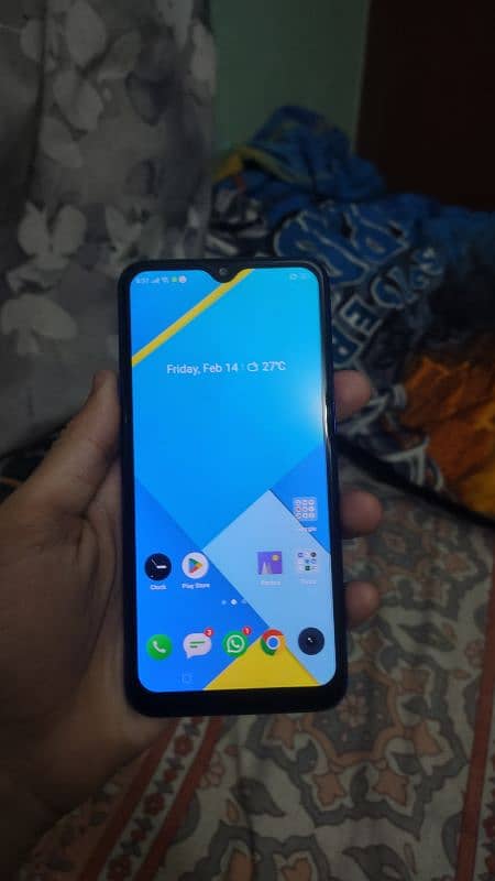 realme c2 3/64 with box and charger 1