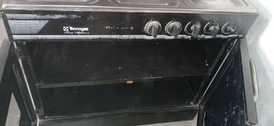 Gas stove with cabinet