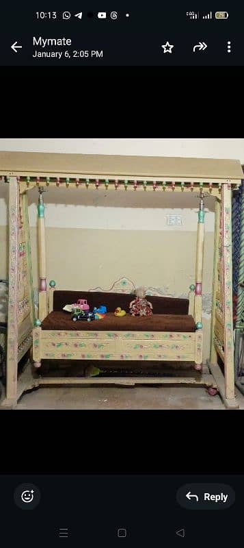 bed set  , side table , showcase, jhoola 4