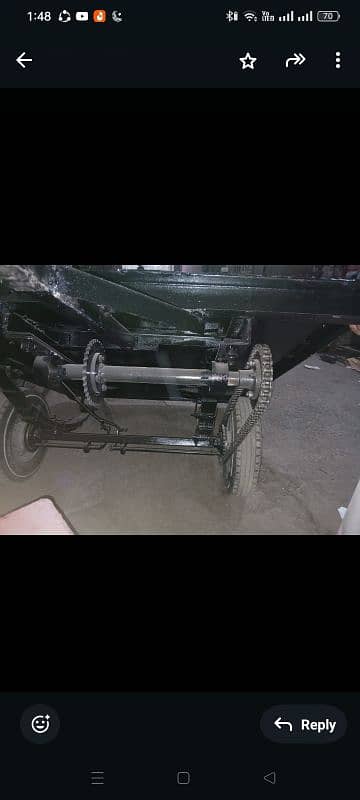 riksha frame for sale urgent 1