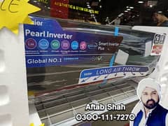 Ac Haier AC Pearl Inverter model 1.5 Ton on installments Qiston pe