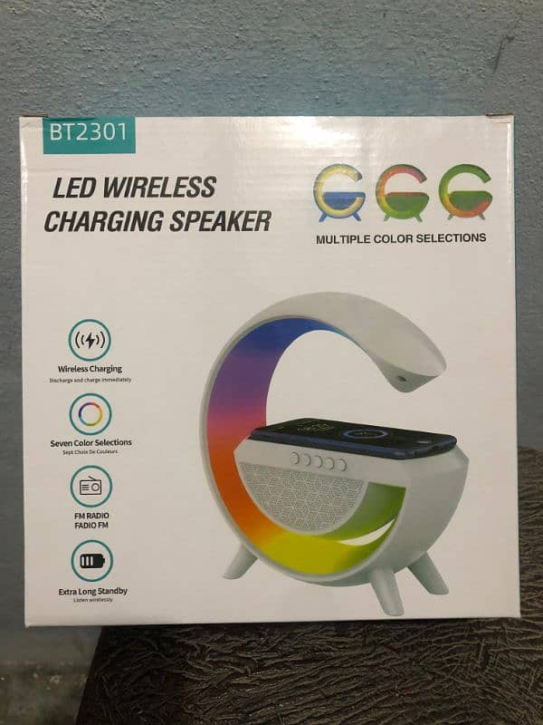 Led wireless charging speakers - Radio FM - BT 2301 0