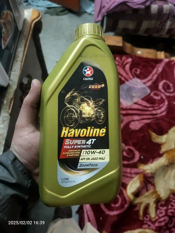 havoline super 4T 10W-40 1 Letter 1