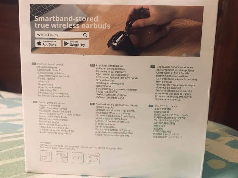 Wearbuds Smartband-Stored True Wireless Earbuds 3