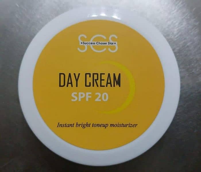 SCS day cream can be use as a sunblock 1