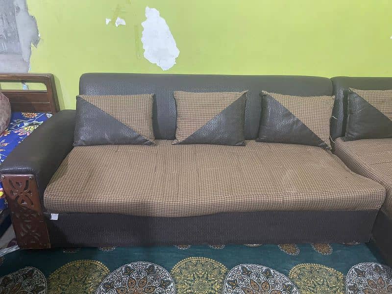 L Shaped 5 Seater Sofa and 2 Seater Sofa for sale 3