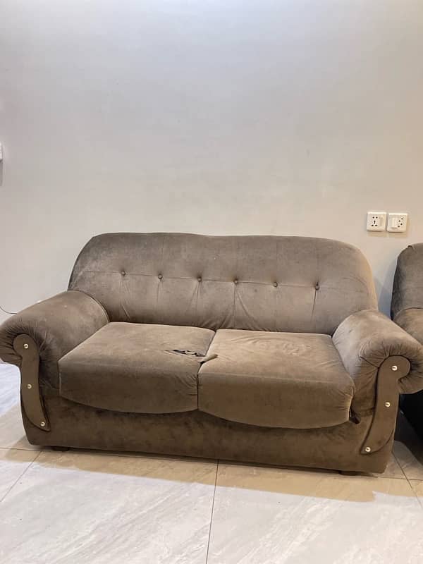 Velvet Sofa For Sale 1