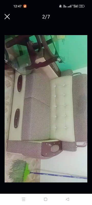 sofa set and tables for sale 1