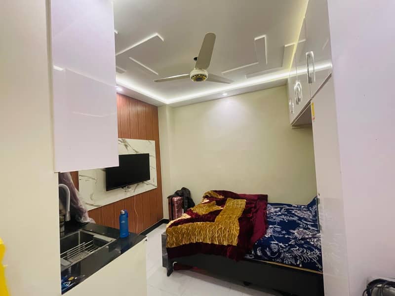 Furnished Studio Apartment for Sale Near Doctors Hospital PKR 33.5 Lakh 2