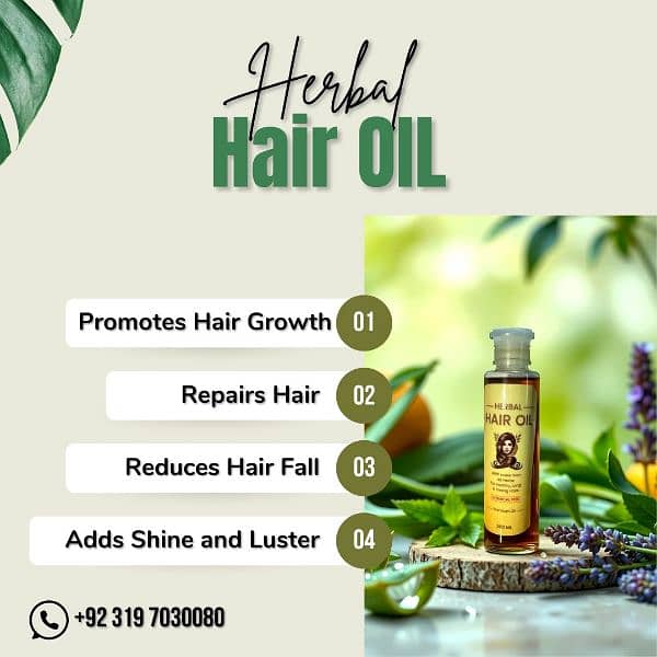 Herbal Hair Oil (Result within 7days) 0