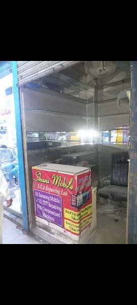 shop for sale  at main hall road beside usama center hall road 1