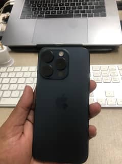 Iphone 15 Pro jv Blue titanium 128gb 10/10