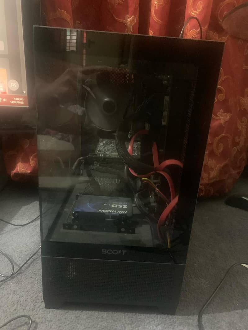 Black m atx case with CV 450 80 Plus power supply 5